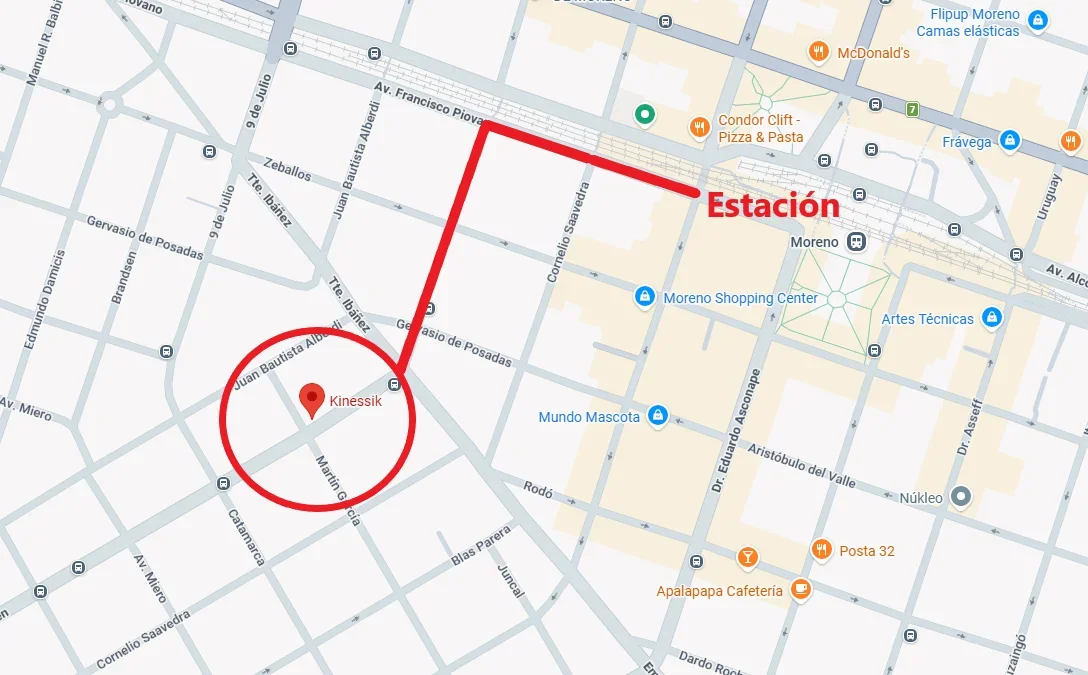 Fácil y sencillo acceso desde la estación. 
Acceso x Colectivos: recorrido 30/25. La perlita.